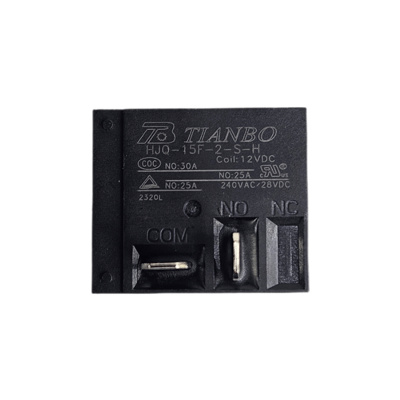 Relé Tianbo HJQ-15F-2 12V 30A Original para Placa de Ar Condicionado